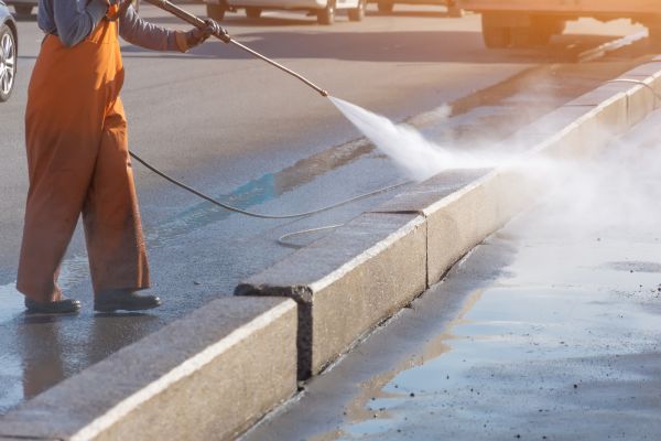 Commercial Concrete Cleaning in Bluffton