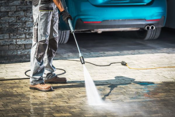 Driveway Pressure Washing in Bluffton