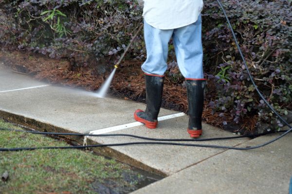 Walkway Pressure Washing in Bluffton