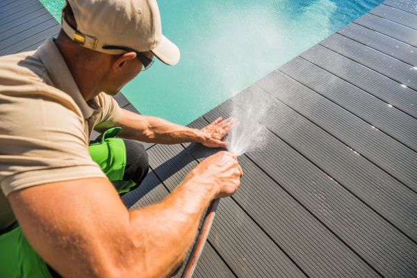 Pool Area Power Washing in Bluffton